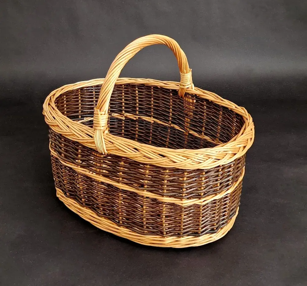 Koš do auta tmavý (L 45cm)