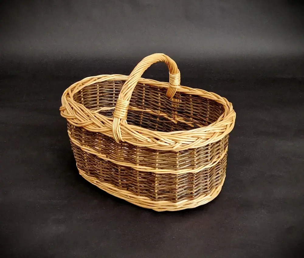 Koš do auta tmavý (S 35cm)