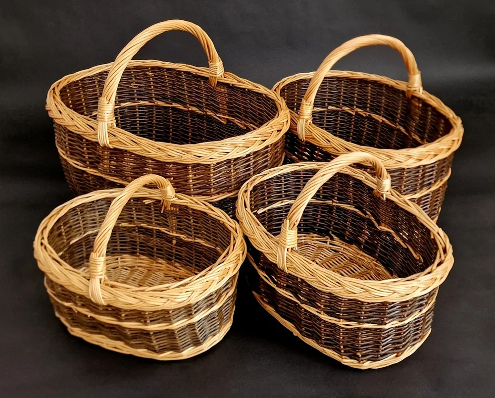 Koš do auta tmavý (M 40cm)