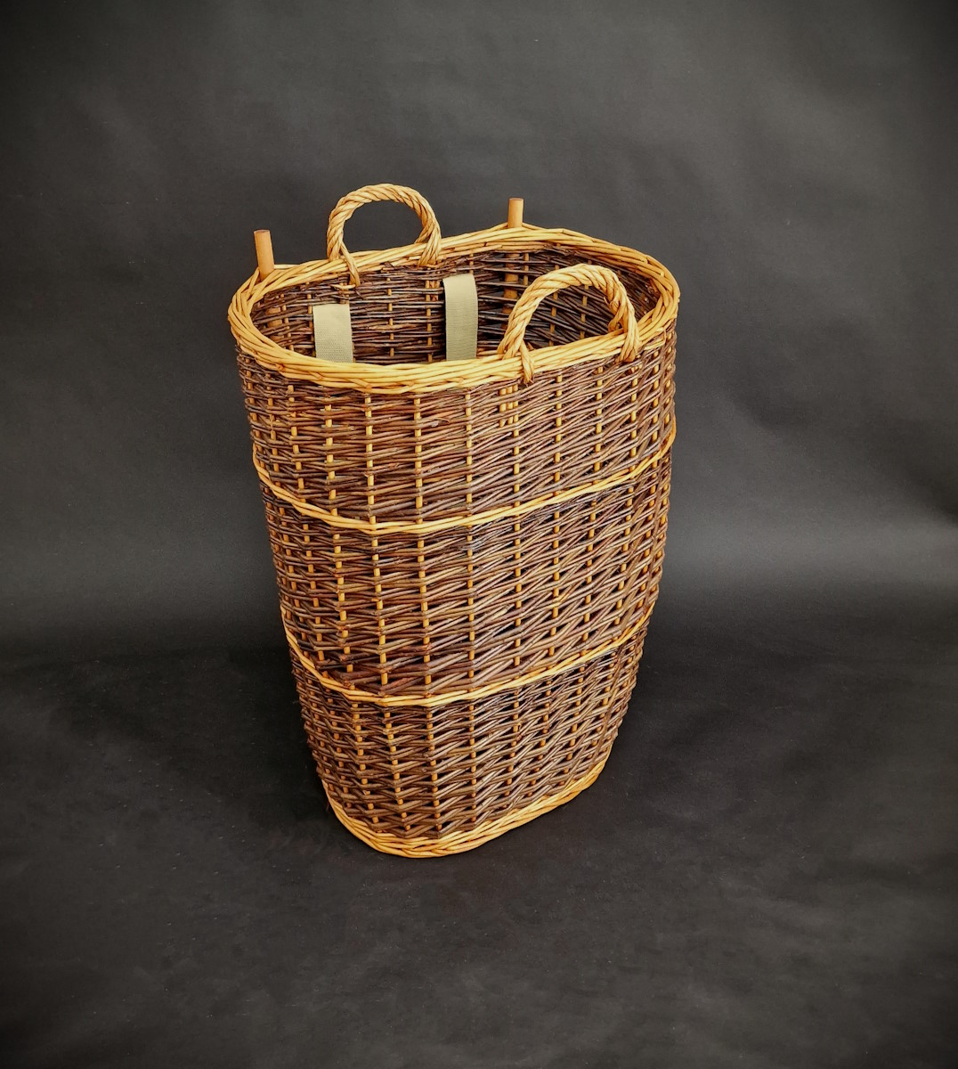 Proutěná nůše tmavá (S)