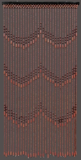 Korálkový závěs "Rustikál Hnědý". Moc krásný a stylový závěs.      Nová kolekce 2026.    Při koupi 2ks cena 499 Kč/ks